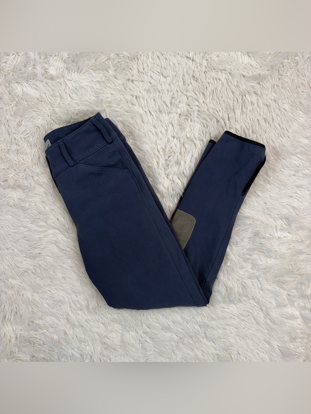 Women’s Size 24R Blue Tailored Sportsman Knee Patch Horseback Riding Breeches